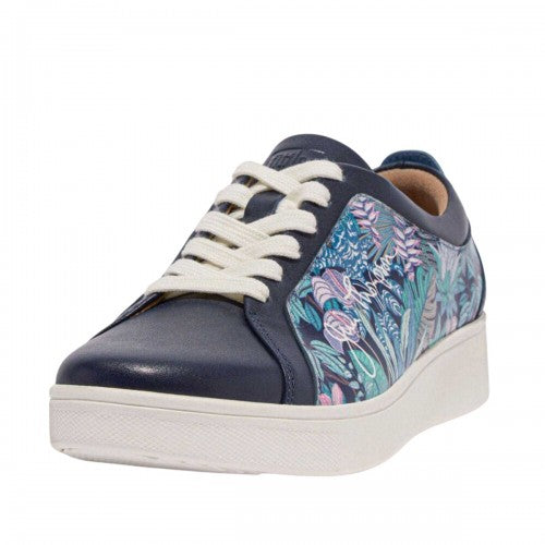 Front - Fit Flop Womens/Ladies Jim Thompson Leather Trainers
