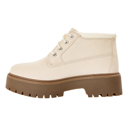 Front - Timberland Womens/Ladies Stone Street Leather Waterproof Ankle Boots