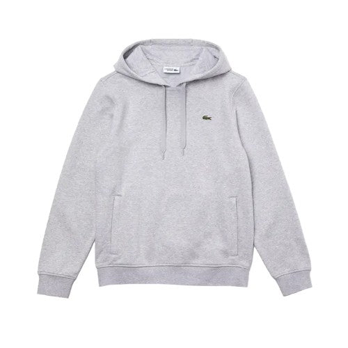 Front - Lacoste Mens Fleece Pull Over Sport Hoodie