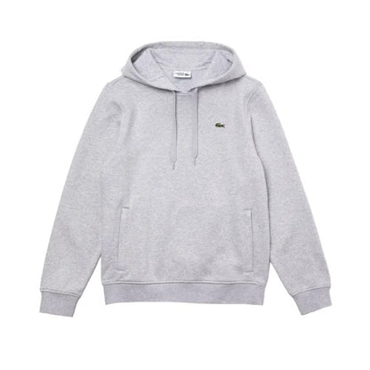Front - Lacoste Mens Fleece Pull Over Sport Hoodie