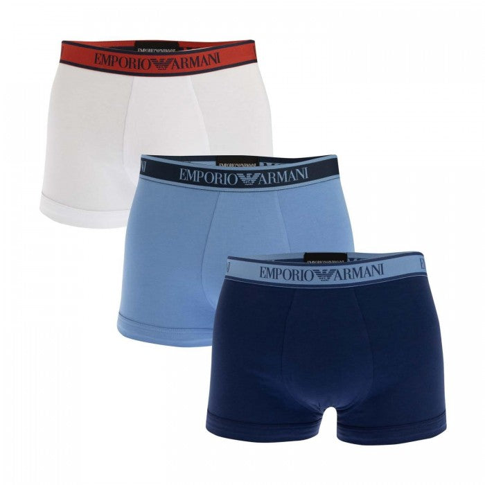 Front - Emporio Armani Mens Boxer Shorts (Pack of 3)