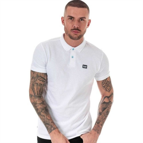 Front - Weekend Offender Mens Barnum Cotton Polo Shirt