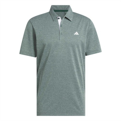 Front - Adidas Mens Heather Golf Polo Shirt