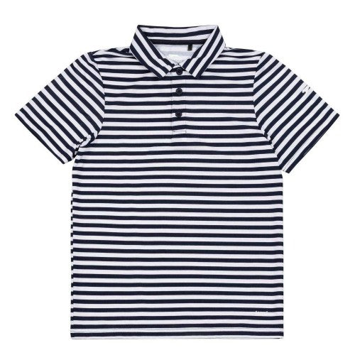 Front - Slazenger Childrens/Kids Horizontal Stripe Polo Shirt