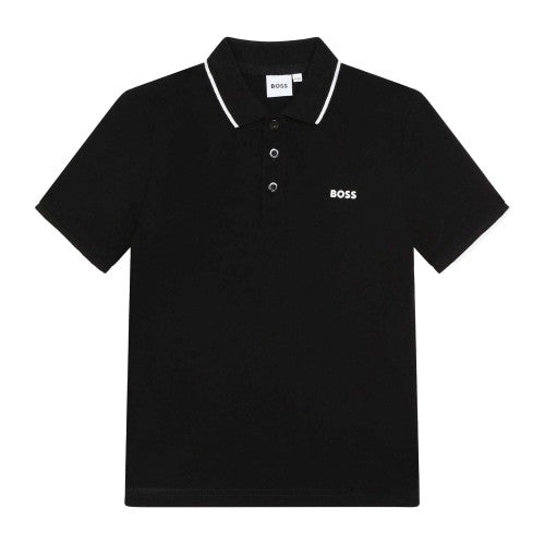 Front - Boss Childrens/Kids Short-Sleeved Polo Shirt