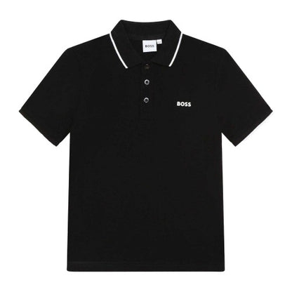 Front - Boss Childrens/Kids Short-Sleeved Polo Shirt