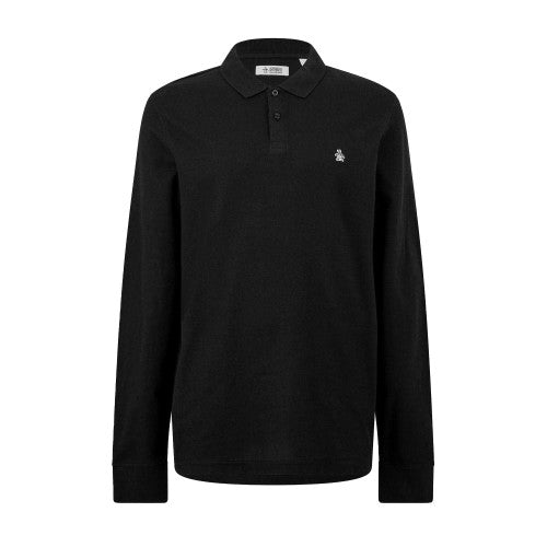Front - Original Penguin Mens Cotton Long-Sleeved Polo Shirt
