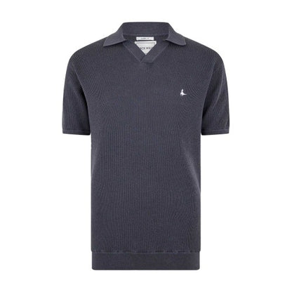 Front - Jack Wills Mens Knitted Polo Shirt