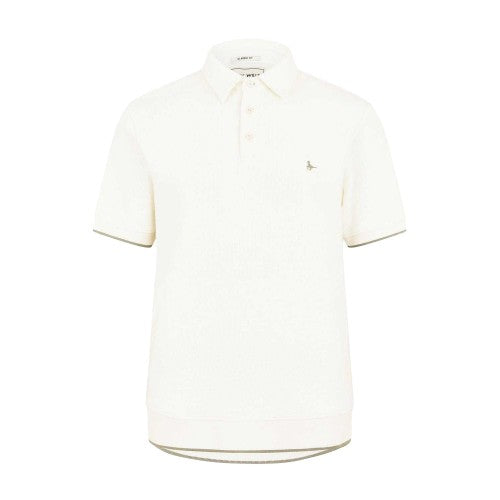 Front - Jack Wills Mens Textured Regular Short-Sleeved Polo Shirt