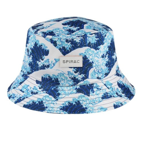 Front - Spiral Unisex Adult Wave Bucket Hat