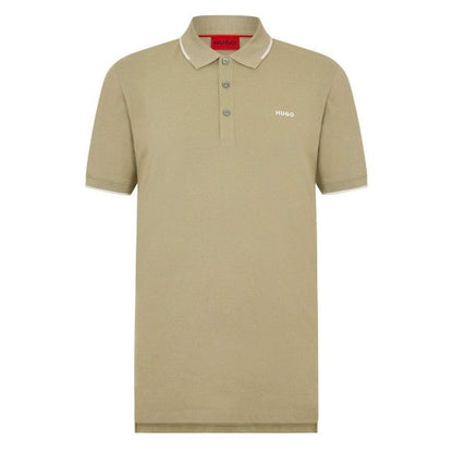 Front - Hugo Mens Cotton Regular Polo Shirt