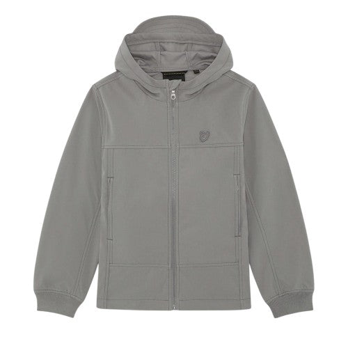 Front - Lyle & Scott Boys Eagle Hooded Jacket