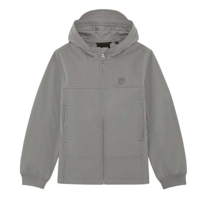 Front - Lyle & Scott Boys Eagle Hooded Jacket