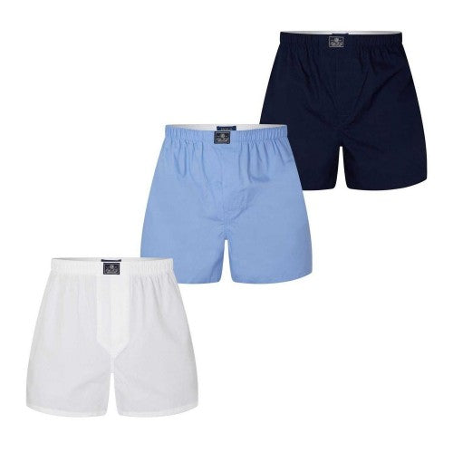 Front - Slazenger Mens Cotton Boxer Shorts (Pack of 3)