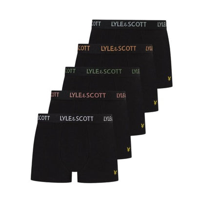 Front - Lyle & Scott Mens Boxer Shorts (Pack of 5)