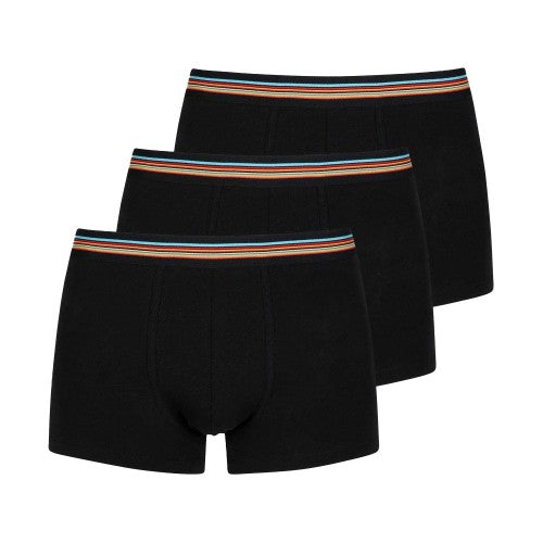 Front - Paul Smith Mens Signature Boxer Shorts (Pack of 3)