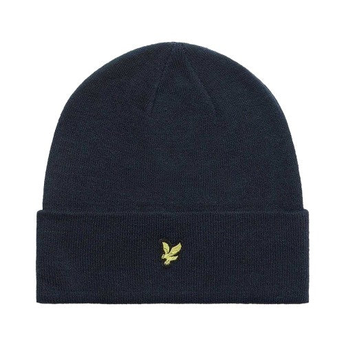 Front - Lyle & Scott Unisex Adult Embroidered Logo Knitted Beanie