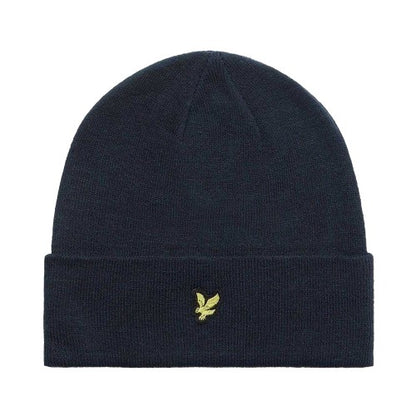 Front - Lyle & Scott Unisex Adult Embroidered Logo Knitted Beanie