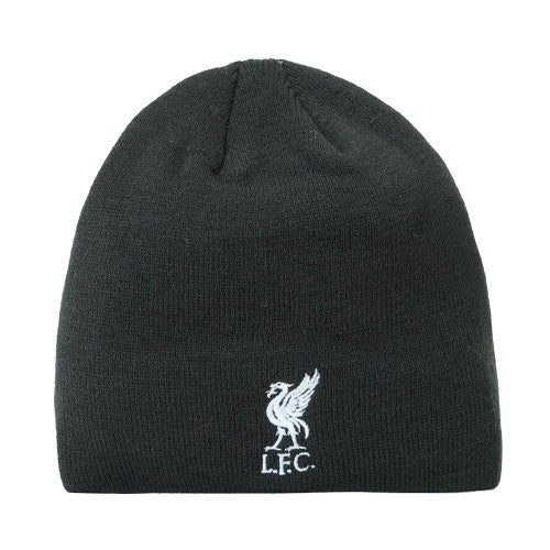 Front - Liverpool FC Unisex Adult Team Ribbed Beanie