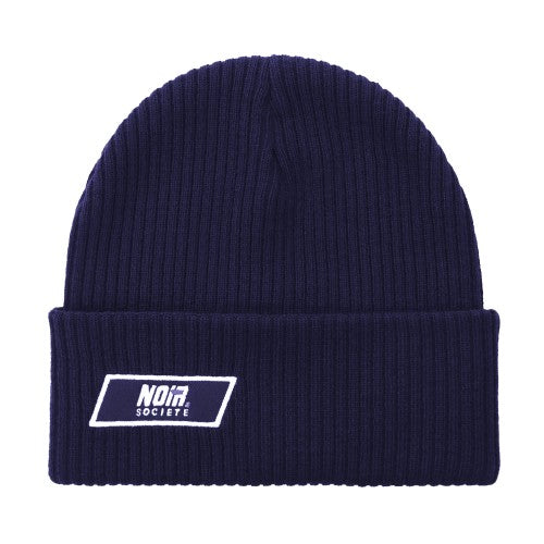 Front - Societe Noir Unisex Adult Ribbed Winter Beanie