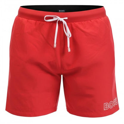 Front - Boss Mens Starfish Swim Shorts