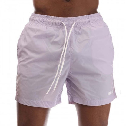 Front - Hugo Mens Haiti Contrast Logo Swim Shorts