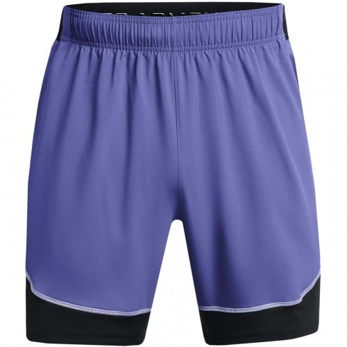 Front - Under Armour Mens Pro 2 in 1 Relaxed Fit Shorts