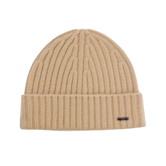 Front - Boss Unisex Adult Ribbed Beanie