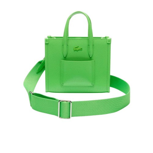 Front - Lacoste Womens/Ladies Chantaco Leather Tote Bag