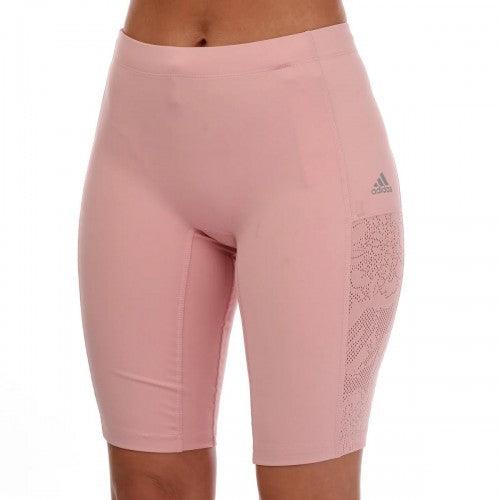 Front - Adidas Womens/Ladies Fast Impact Lace Tight Running Shorts