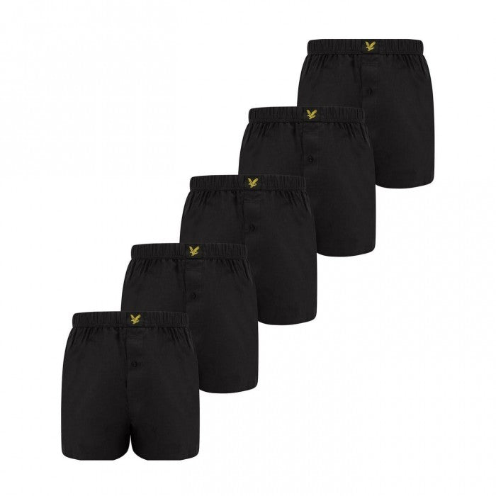 Front - Lyle & Scott Mens Boxer Shorts (Pack of 5)