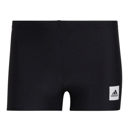 Front - Adidas Mens Solid Fitted Swim Shorts