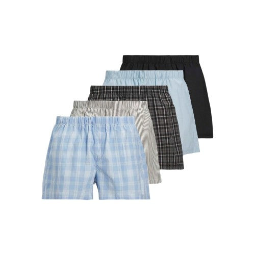 Front - Milano Mens Boxer Shorts (Pack of 5)