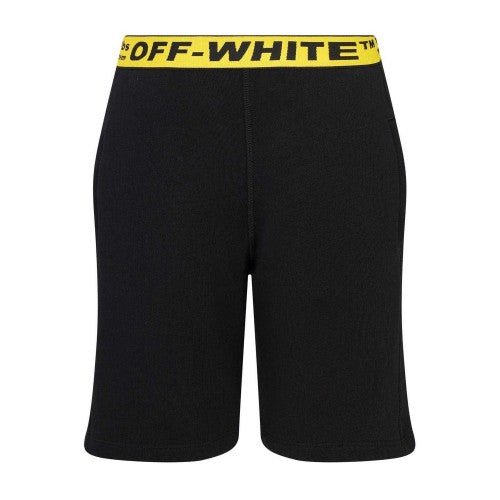 Front - Off White Boys Industrial Shorts