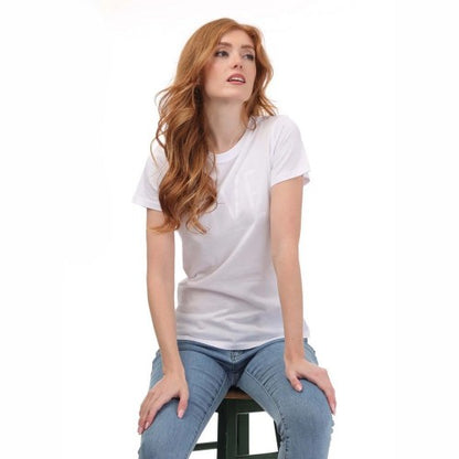 Front - Armani Womens/Ladies Crew Neck T-Shirt