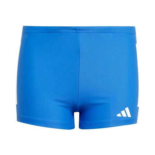 Front - Adidas Childrens/Kids Classic 3 Stripes Regular Swim Shorts