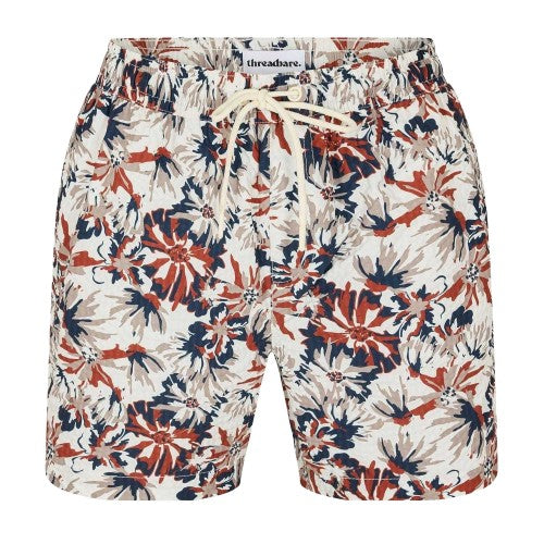 Front - Threadbare Mens Tropical Swim Shorts
