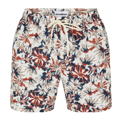 Front - Threadbare Mens Tropical Swim Shorts