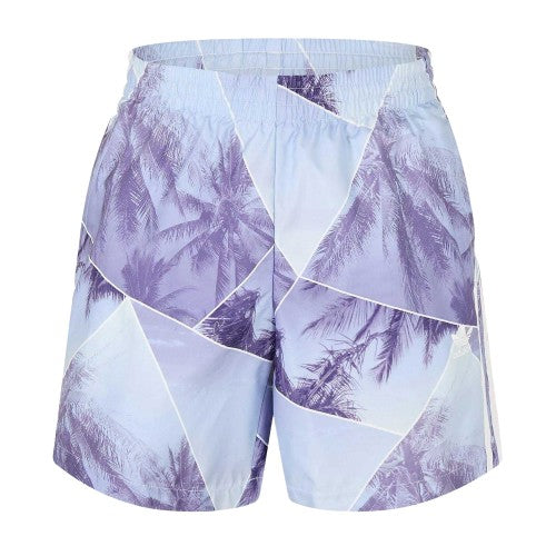 Front - Adidas Mens Originals Palm Print Swim Shorts