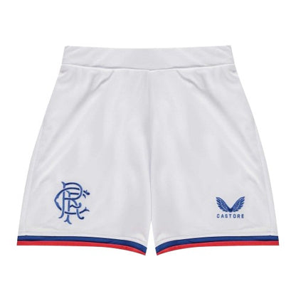Front - Rangers FC Childrens/Kids Away Kit Football Shorts