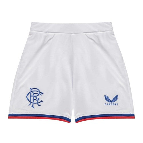 Front - Rangers FC Childrens/Kids Away Kit Football Shorts