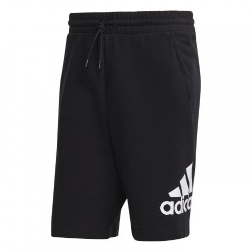Front - Adidas Mens Terry Oversized Logo Shorts