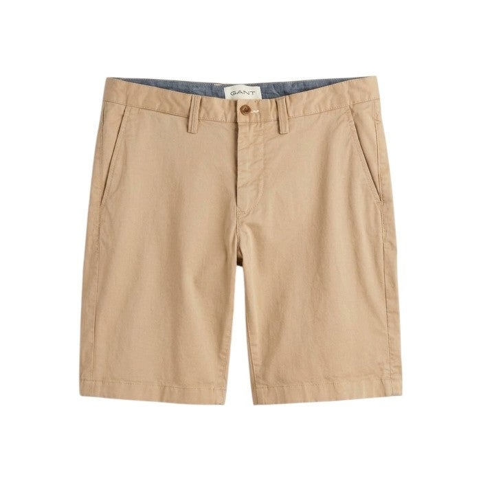 Front - Gant Mens Marine Chino Shorts