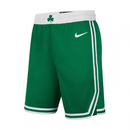 Front - Nike Mens Icon Boston Celtics Basketball Shorts