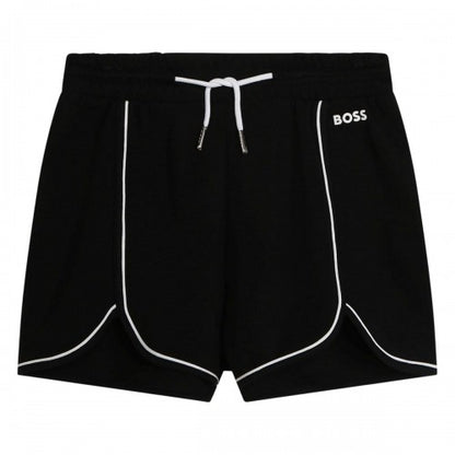 Front - Boss Childrens/Kids Logo Sweat Shorts