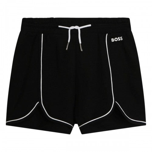 Front - Boss Childrens/Kids Logo Sweat Shorts