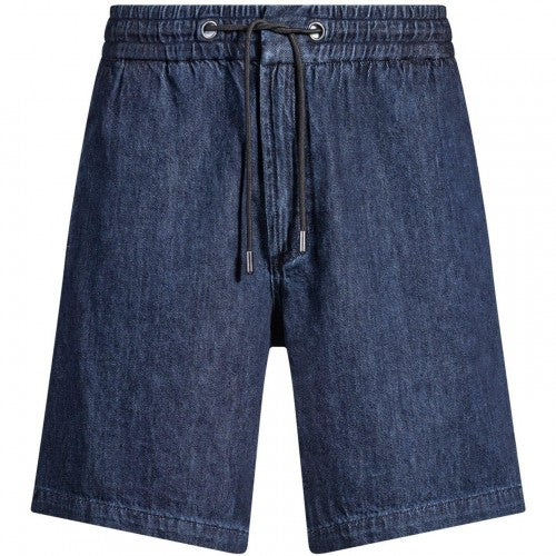 Front - Boss Mens Denim Shorts