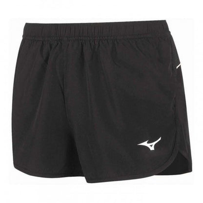 Front - Mizuno Mens Split Hem Running Shorts