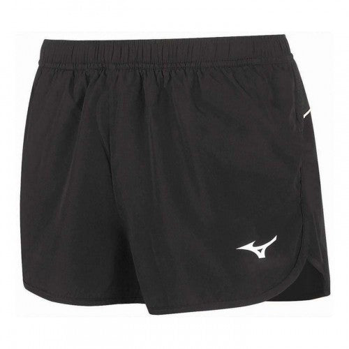 Front - Mizuno Mens Split Hem Running Shorts