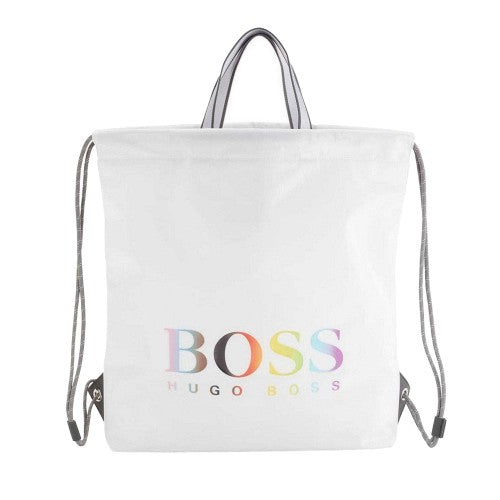 Front - Boss Tlove Rainbow Logo Drawstring Bag
